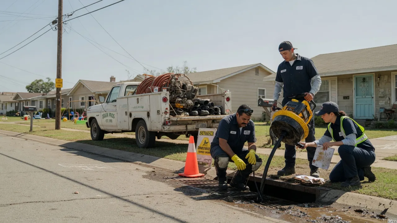 Drain Cleaning in Sidney, TX near me